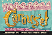 Carousel Photoshop Brush Collection, a Brush Add-On by Hues of Hodges (Thumbnail 1 of 9)