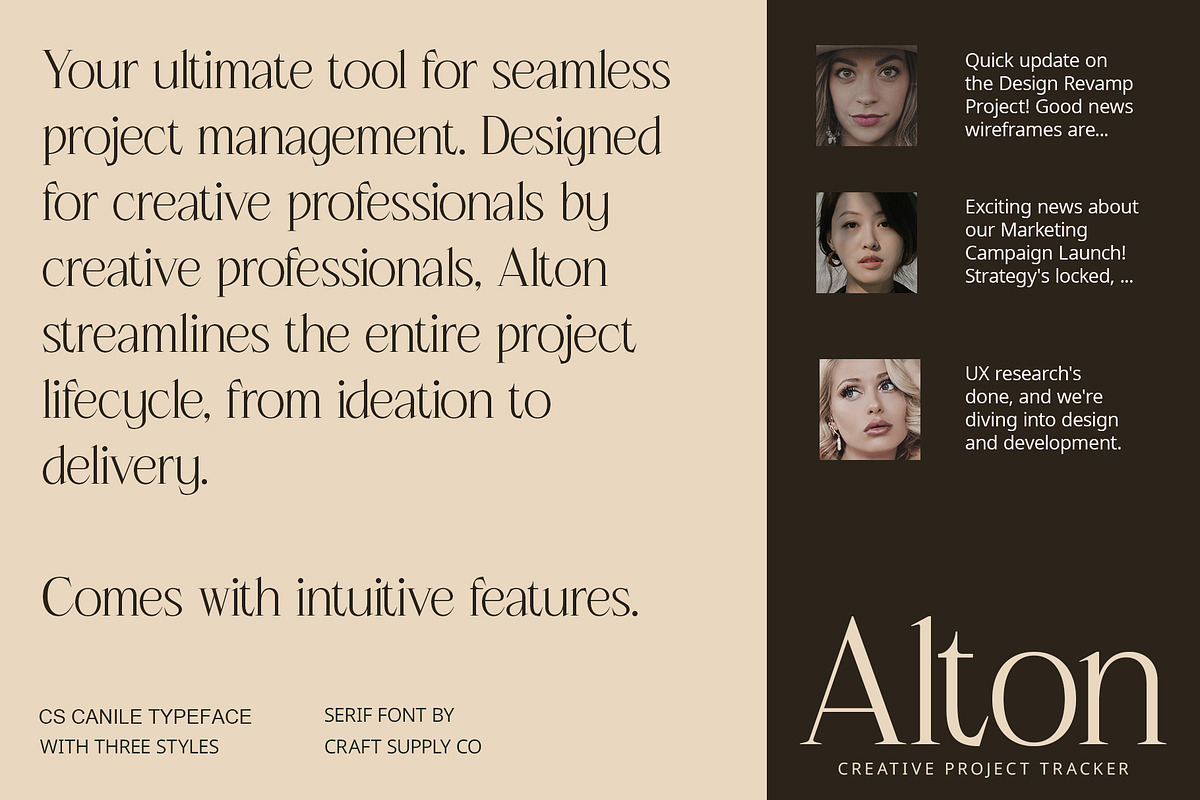 CS Canile – Serif Typeface, a Serif Font by Craft Supply Co.