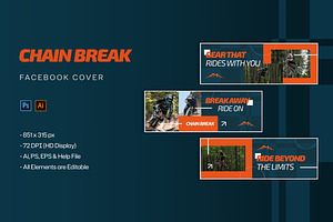 Chain Break - Facebook Cover, a Social Media Template by StreaksideStd