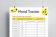 Mood Tracker, a Social Media Template by MightyDesign (Thumbnail 2 of 8)