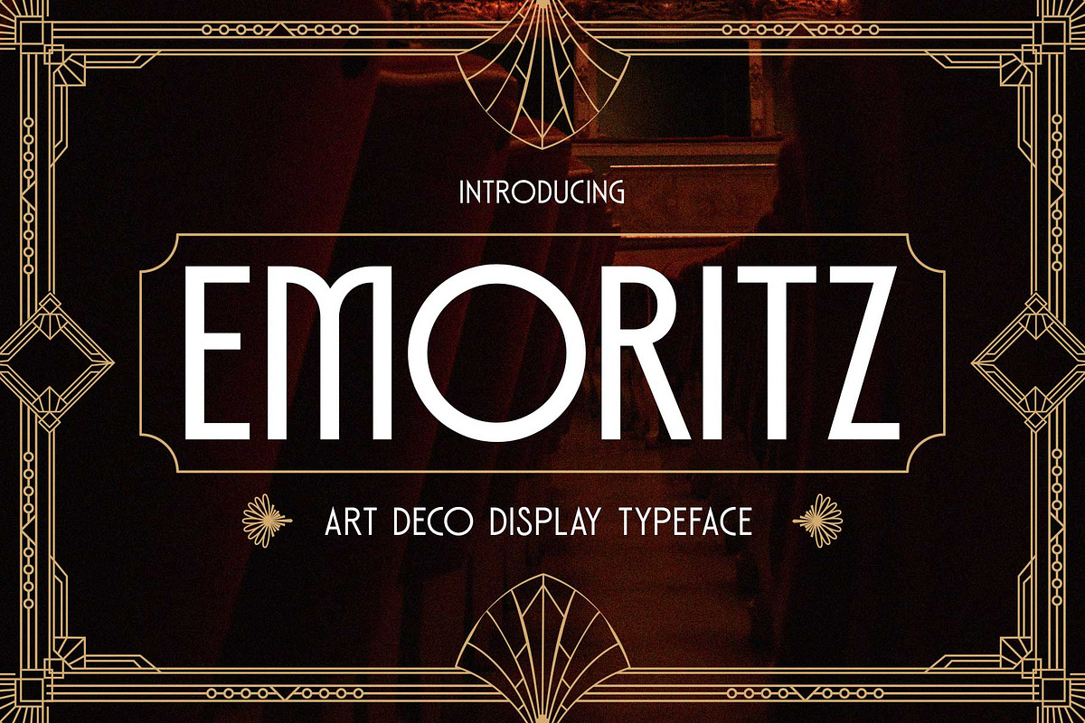 Art Deco Style - Emoritz, a Sans Serif Font by Novitype (Photo 2 of 14)
