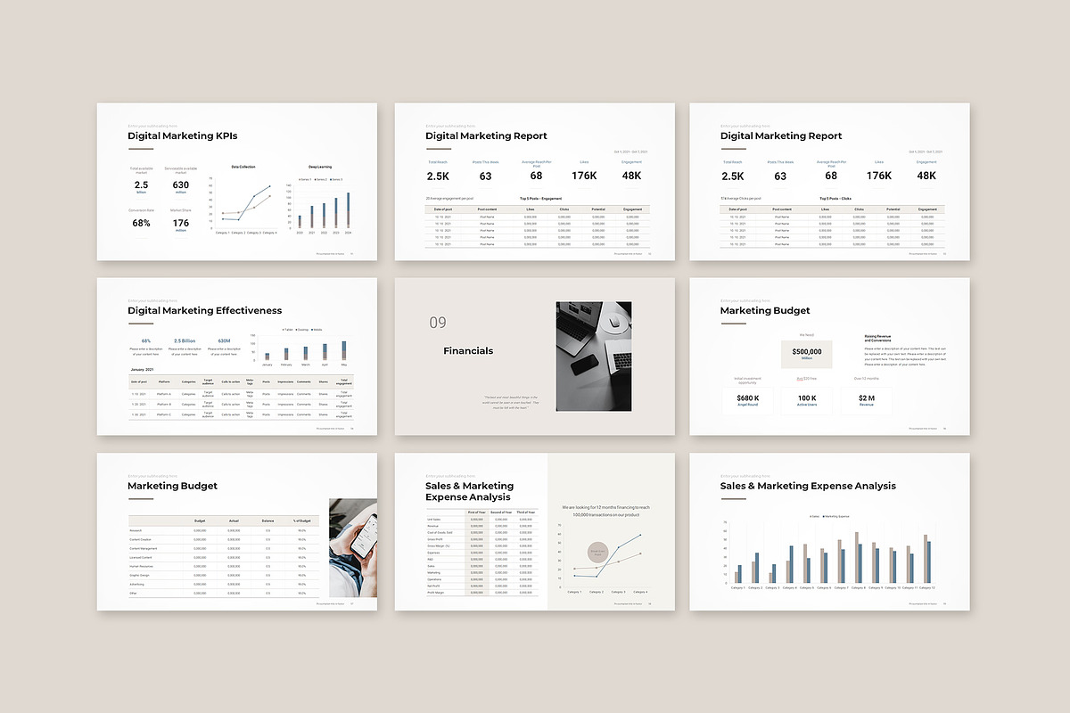 Digital Marketing Strategy Template, a Presentation Template by CreativityForest (Photo 14 of 15)