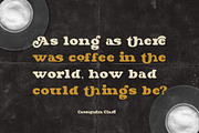 Bunga, a Serif Font by Burntilldead (Thumbnail 11 of 14)