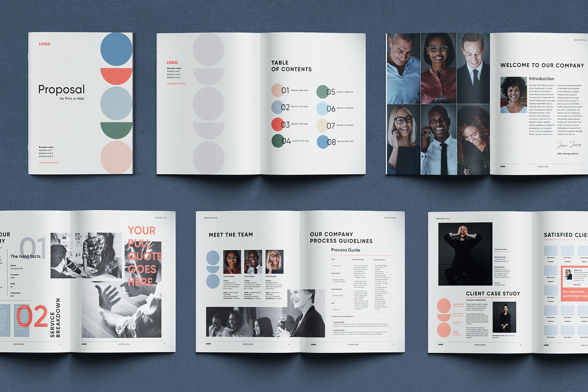 Proposal Template, a Presentation Template by InDesignSkills (Photo 3 of 12)