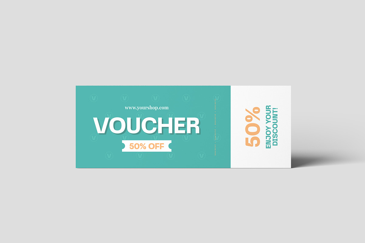 Gift Voucher Mockups, an Advertising Mockup by artimasa