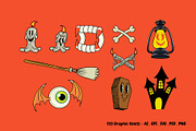 Halloween Creepers Graphic Pack, an Illustration by The Isian (Thumbnail 9 of 17)