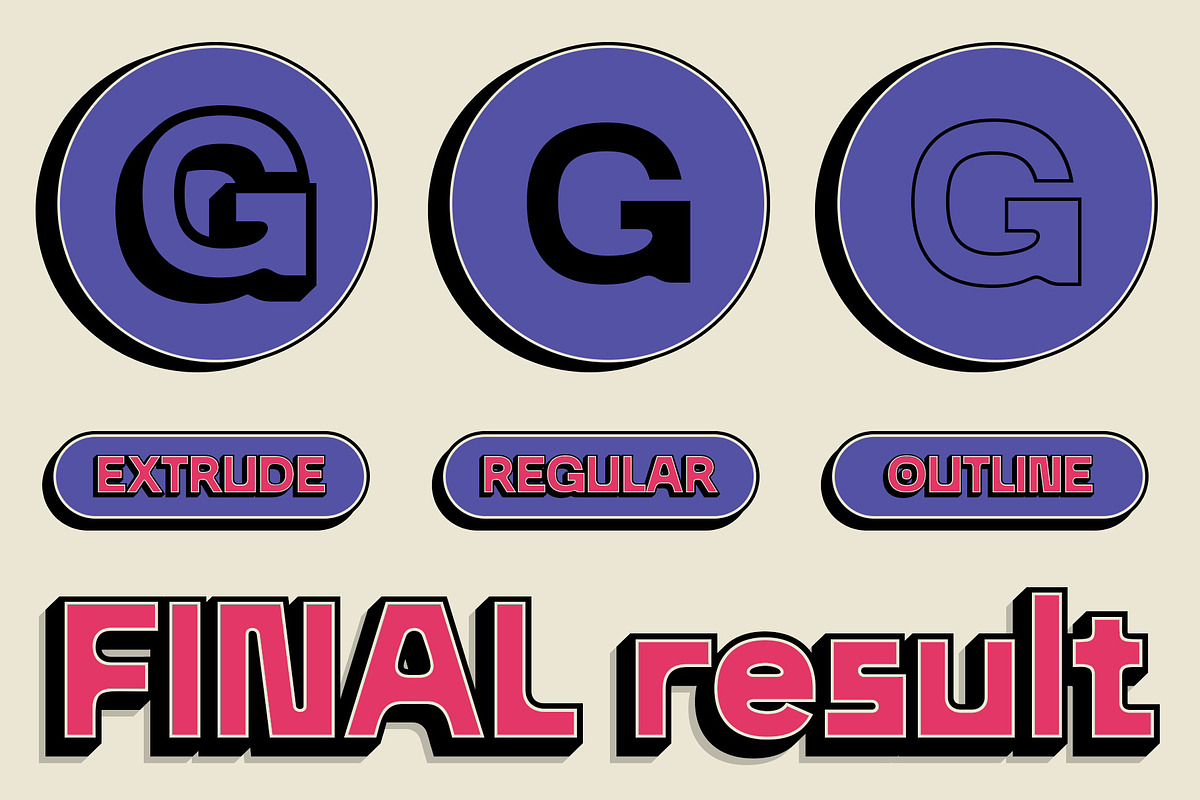 CS Holmes 3D, a Sans Serif Font by Craft Supply Co. (Photo 3 of 8)
