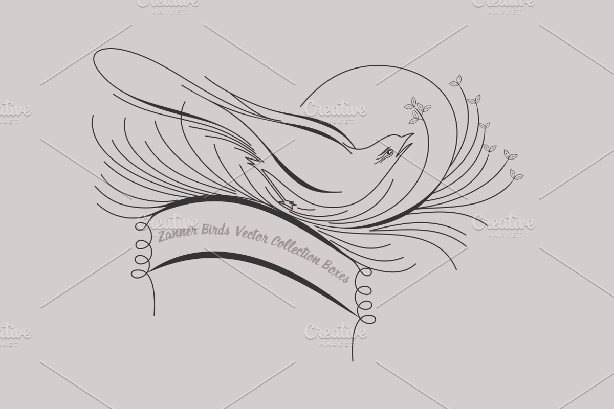 Zanner Birds Vector Collection Boxes