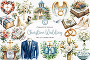 Christian Wedding Clipart Png, an Illustration by SinaCreation (Thumbnail 1 of 10)