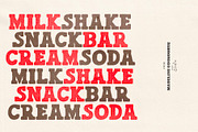 Pop Print Retro Display Font, a Sans Serif Font by Madeline ODonoghue Design (Thumbnail 6 of 9)