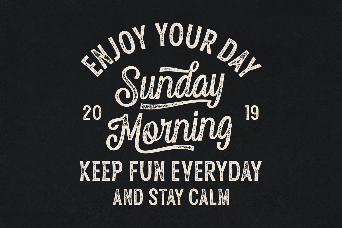 Breakdance Vintage Font preview 6