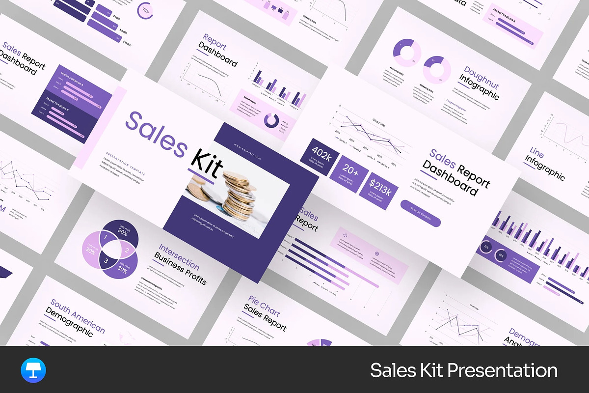 Sales Kit Keynote, a Presentation Template by Fit-tee (Photo 1 of 2)