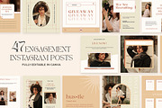 Instagram Post Templates – Canva, a Social Media Template by Eesome Design Studio (Thumbnail 1 of 8)