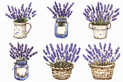 Watercolor Lavender Bouquet Clipart, an Illustration by Libby Wishes (Thumbnail 3 of 4)