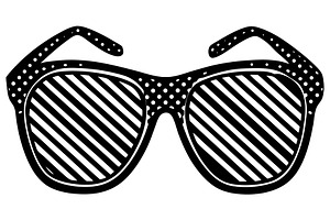 80 sunglasses, an Illustration by Mark1987