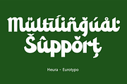 Heura, a Script Font by Eurotypo (Thumbnail 5 of 7)