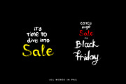 Gouache Black Friday & Sale Designs, an Illustration by ⚞ Kind Illustration ⚟ (Thumbnail 4 of 8)
