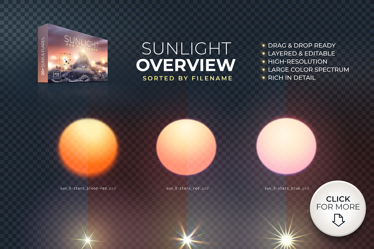 Sky Builder for Photoshop, an Object Graphic by FEINGOLD (Photo 6 of 15)