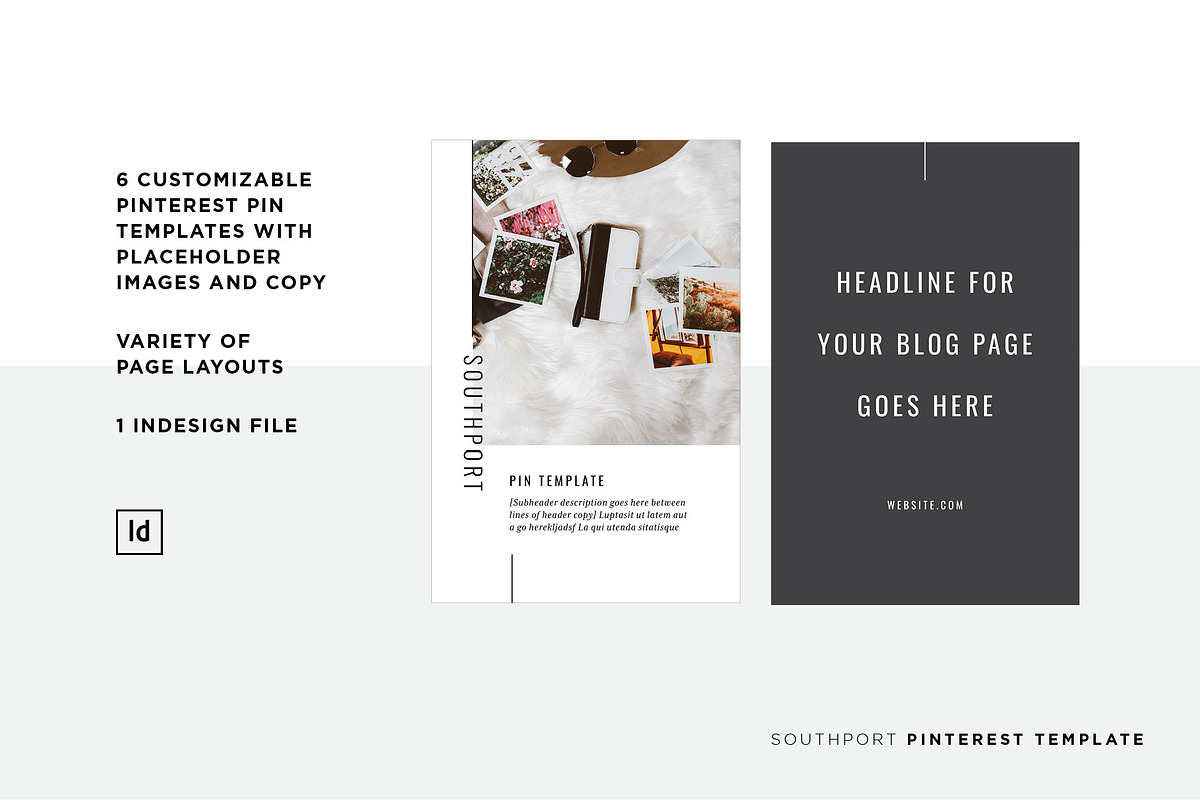 Southport Pinterest Template, a Social Media Template by Christie Evenson (Photo 2 of 5)