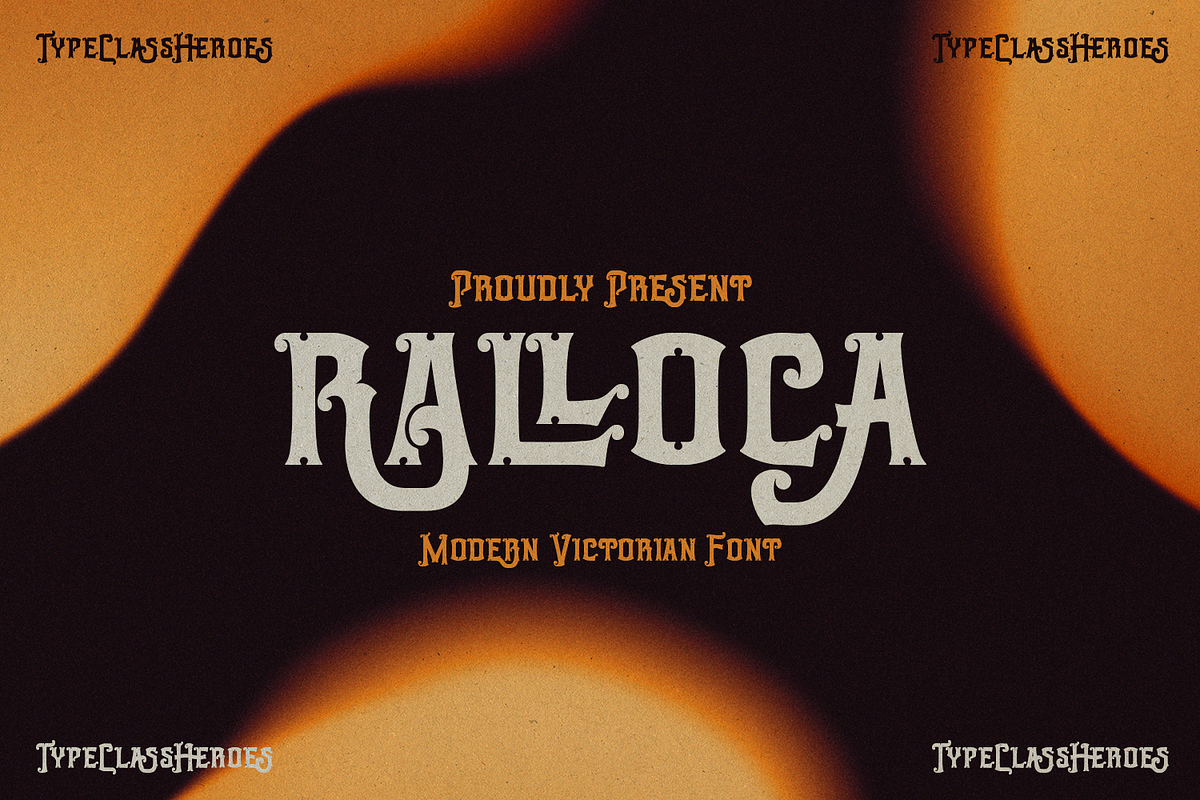 Ralloca Victorian Font, a Serif Font by TypeClassHeroes (Photo 1 of 15)