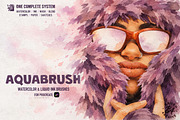 Watercolor & Ink Procreate Brushes, a Brush Add-On by BrushArchive (Thumbnail 1 of 16)
