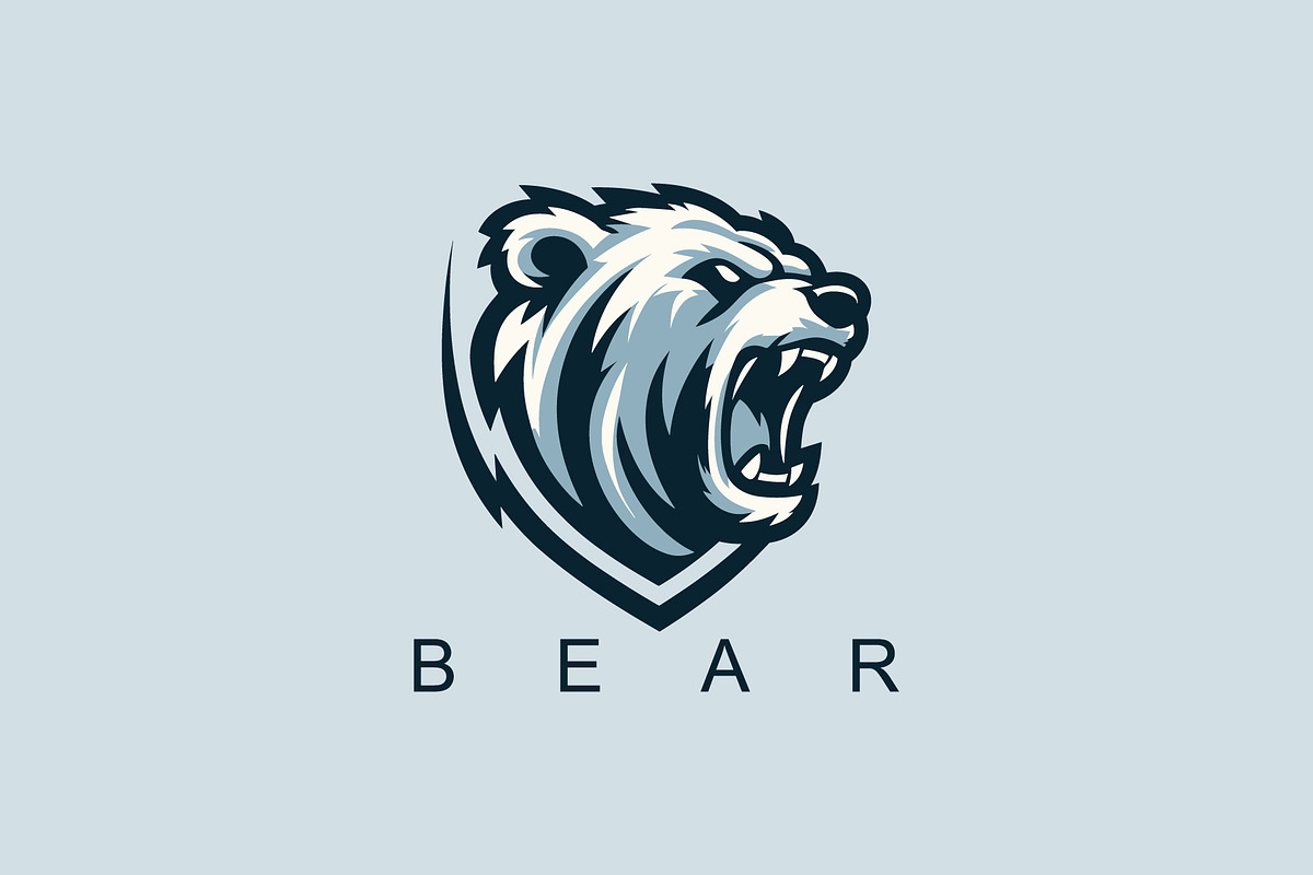 Bear Logo, a Graphic by Usman