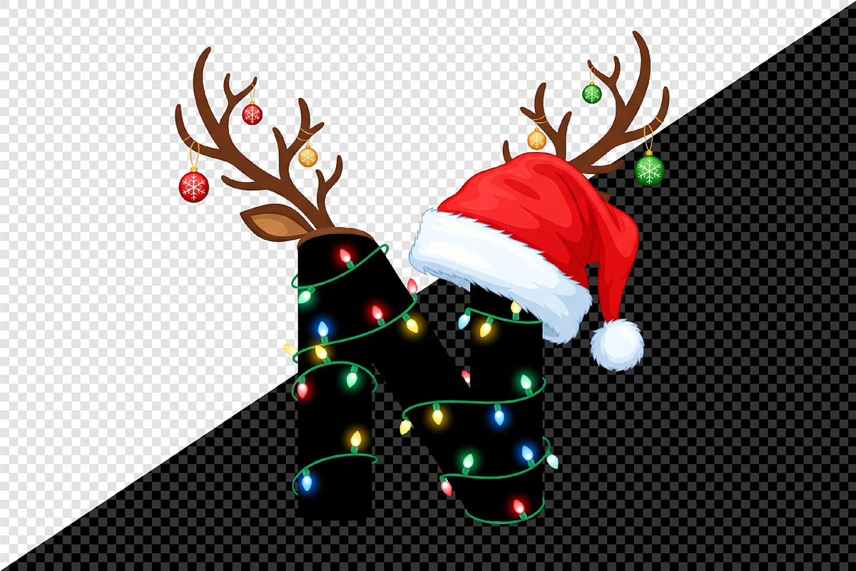 Christmas Alphabet Png Clipart, an Illustration by Creative Art (Photo 9 of 10)