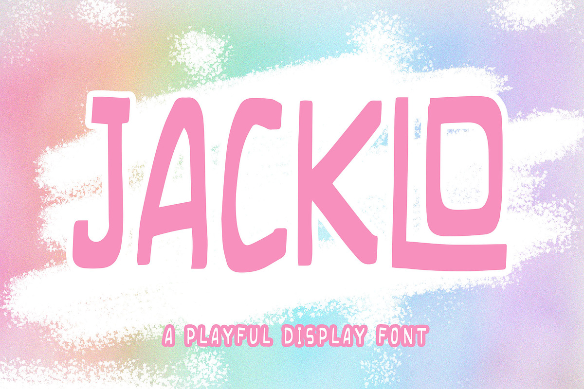 JACKLO - Playful Font, a Symbol Font by NTC Graphic (Photo 1 of 9)