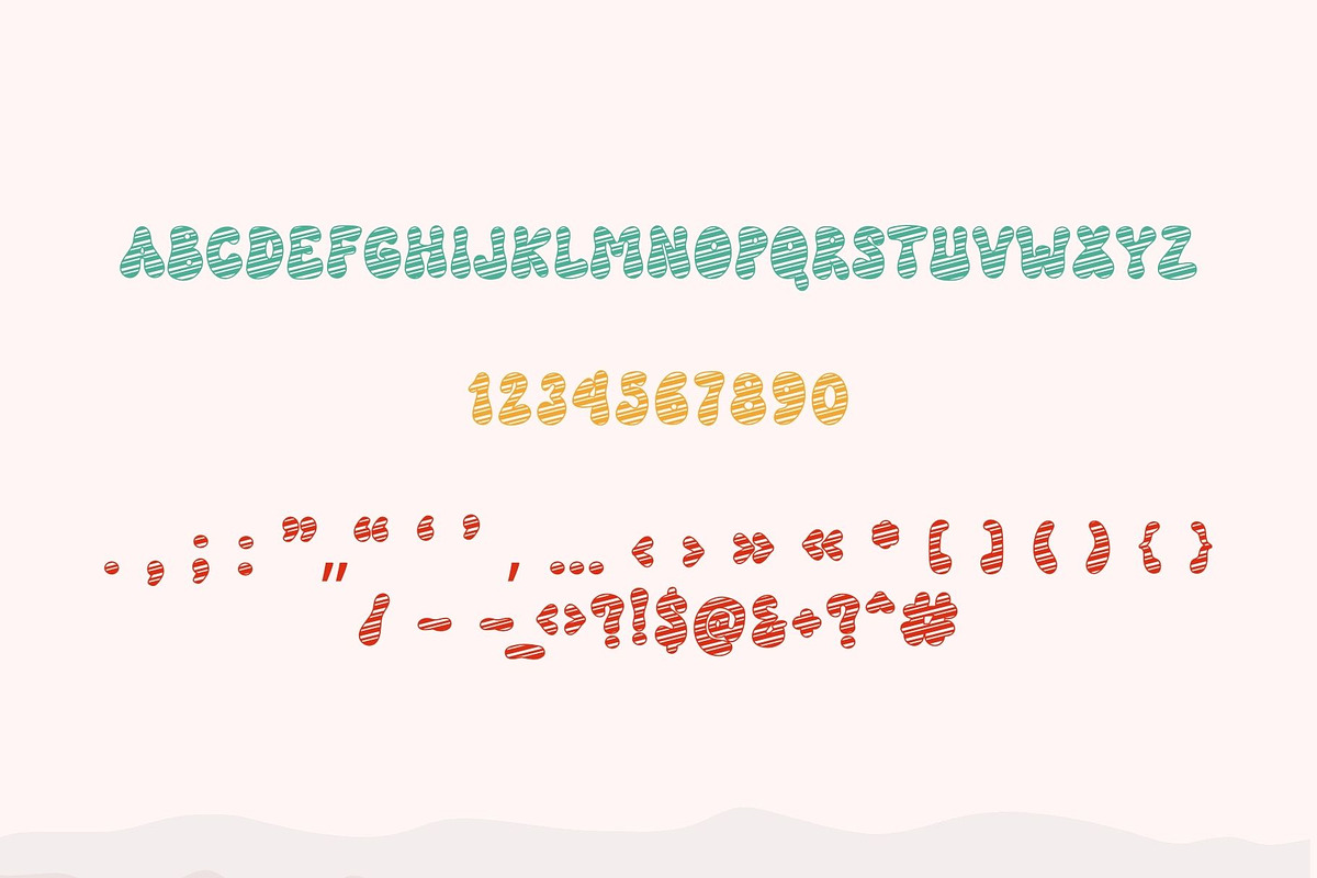 Groovy Candy is a Christmas font, a Handwritten Font by Brown Cupple (Photo 6 of 7)