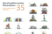 Outline vector illustrations, an Illustration by I-RO (Thumbnail 1 of 4)