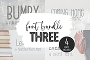 FONT BUNDLE THREE | 4 handmade fonts, a Sans Serif Font by Design av MAD (Thumbnail 1 of 5)