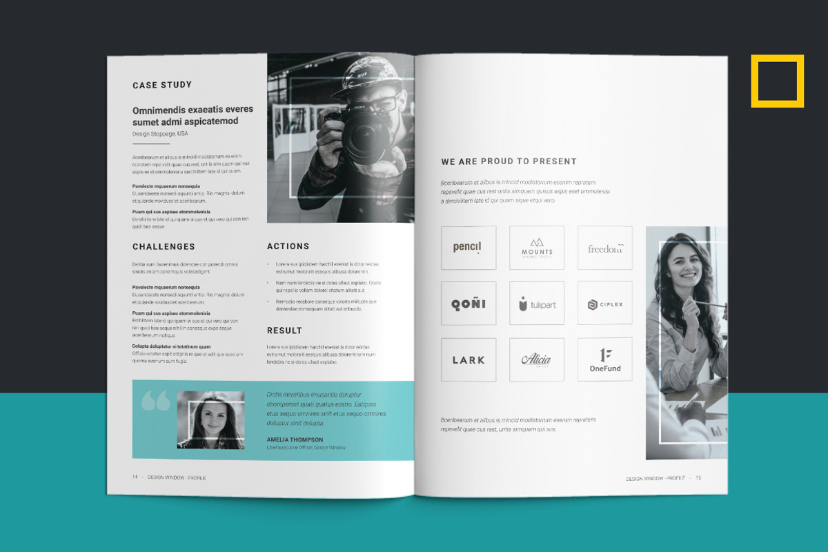 Business Profile, a Stationery Template by DesignJanala (Photo 8 of 11)