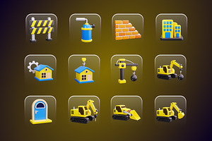 Construction 3D Icon