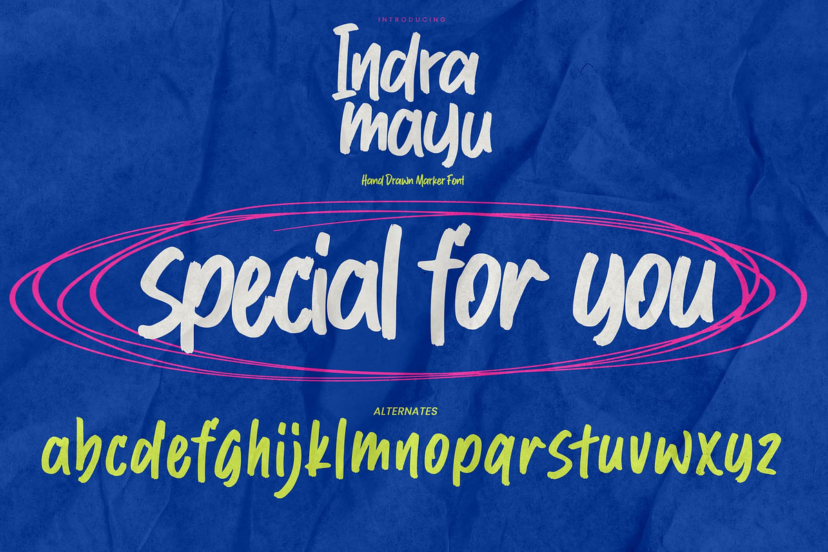 Indramayu – Hand Drawn Marker Font, a Handwritten Font by Gassstype (Photo 7 of 8)