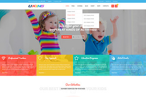 SJ Uking Joomla KindergartenTemplate
