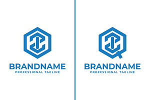 Letters OZI and QZI Hexagon Logo, a Branding & Logo Template by Pray Art Design Studio
