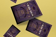 Art Deco Graduation Party Invitation, an Invitation Template by graphicook (Thumbnail 2 of 3)