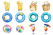 Pool Party Clipart, Pool Party Gnome, an Illustration by Design Market (Thumbnail 2 of 4)