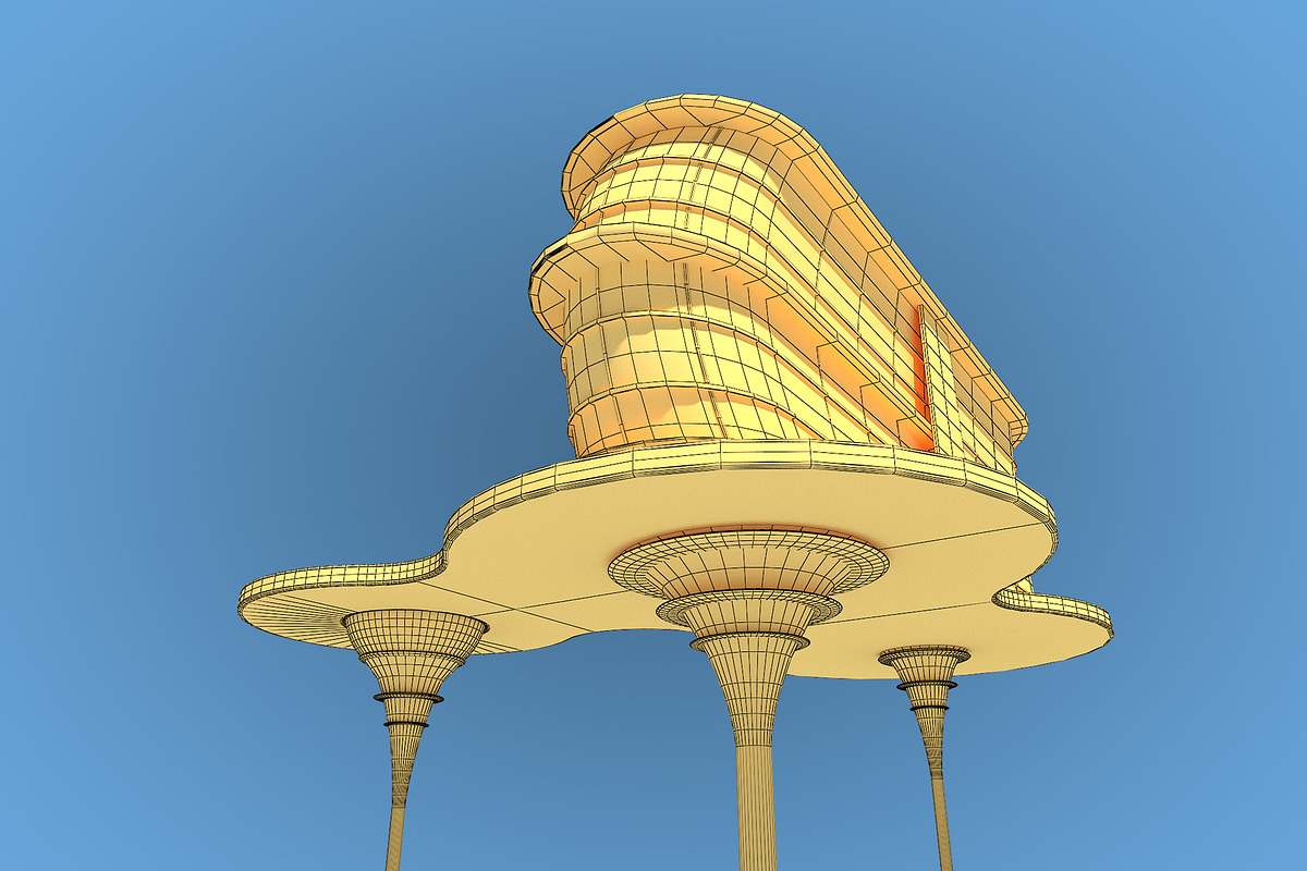Futuristic Architecture Skyscraper #, an Architecture 3D Model by Daniel Mikulik (Photo 9 of 11)