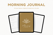 Morning Journal For Anxiety Relief, a Templates & Theme by The Chaos Project (Thumbnail 1 of 9)