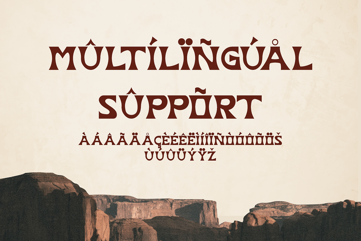 Empire - Western Display Font, a Serif Font by overlaytemplates (Photo 4 of 5)