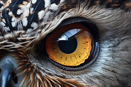 Owl eye, an Animal Photo by Sign The Times