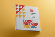 Square Book Hardcover Mockup Set, a Print Template by Deeplab (Thumbnail 16 of 20)