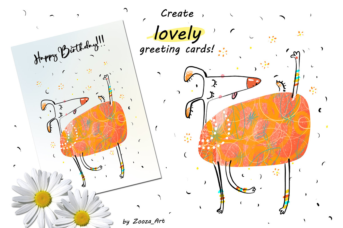 Yoga Dogs - 6 illustrations, an Animal Illustration by Zooza Art (Photo 5 of 8)
