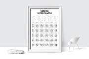 Science Word Search Game Template, a Templates & Theme by Amit Debnath (Thumbnail 2 of 6)