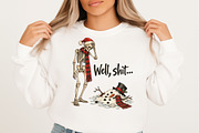 Well, Shit... Skeleton’s Christmas, a Seasonal Illustration by Craft Nest (Thumbnail 2 of 6)