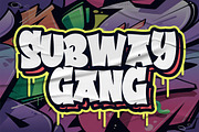 Bradwall Graffiti Font, a Font by Blankids Studio (Thumbnail 2 of 6)