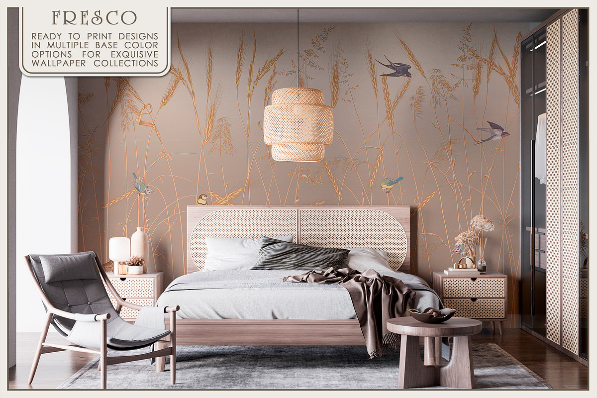 Fresco collection Wheat Serenade, a Wallpaper Graphic by Natalia0307 (Photo 4 of 14)