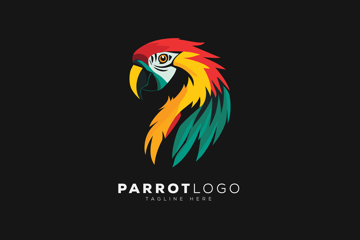 Parrot Logo, a Branding & Logo Template by Xoovion