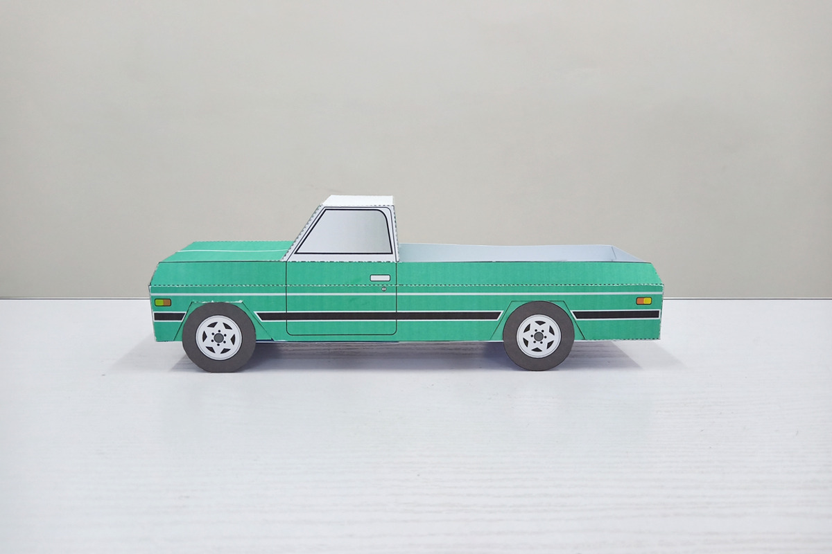 Pick up Truck favor - 3d papercraft, a Templates & Theme by PAPER amaze (Photo 7 of 10)
